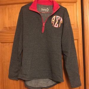 Alpha Sigma Tau sorority 3/4 zip